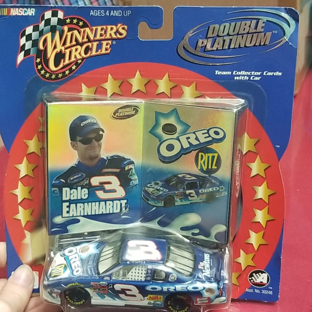 Collector Nascar car and cards